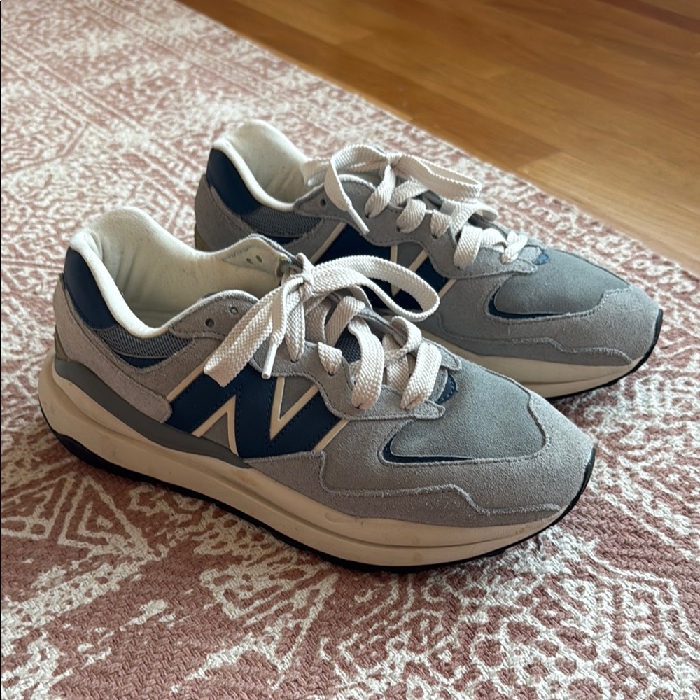 New Balance ‘Eclipse’ 57/40 Suede Sneakers in Pale Blue